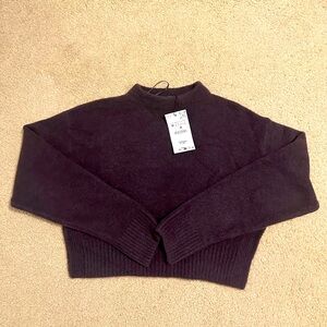 Zara Crewneck Sweater Plum size medium